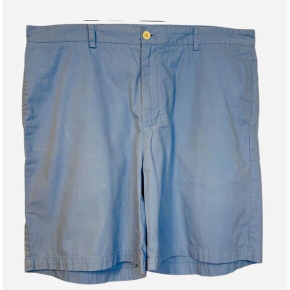 Vineyard Vines Men’s Club Shorts Lt. Blue Sz. 40 100% Cotton Flat Front - Picture 1 of 7